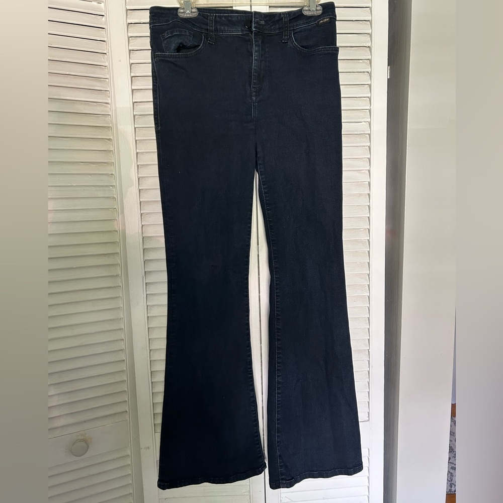 Flare Dark Rinse Jeans